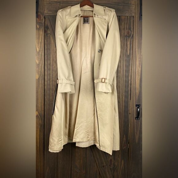 Men's Christian Dior Tan Trench Coat Size 40L - Picture 9 of 15